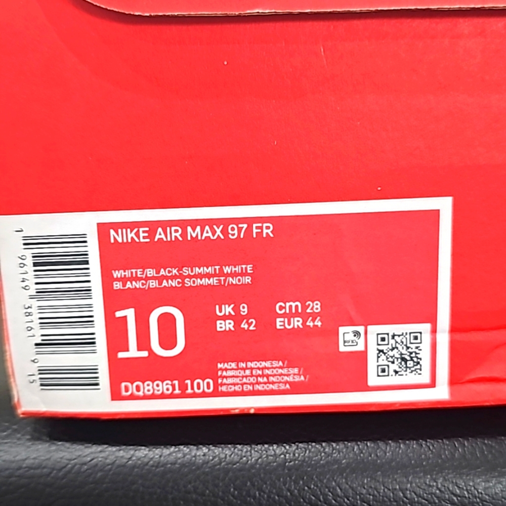 Nike Air max 97 FR men's 10 style code DQ8961 100 - Picture 8 of 8